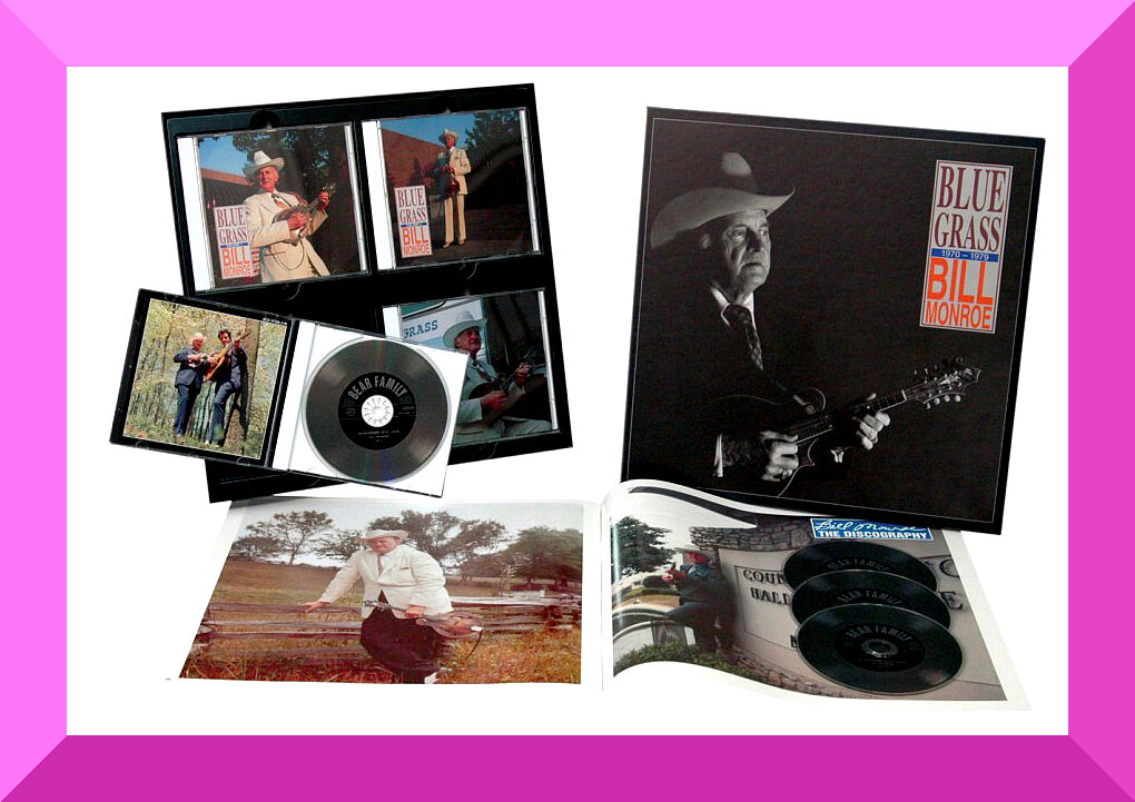 Bill Monroe , Bluegrass , 1970 - 1979 ( Box 4 CD + Booklet )