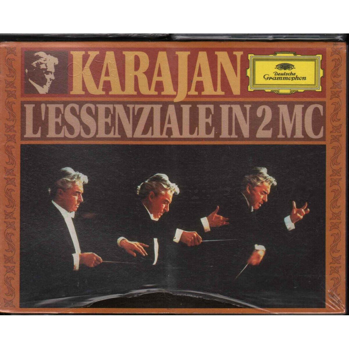 Herbert von Karajan MC7 L'Essenziale in 2 MC Deutsche Grammophon ‎Sigillata