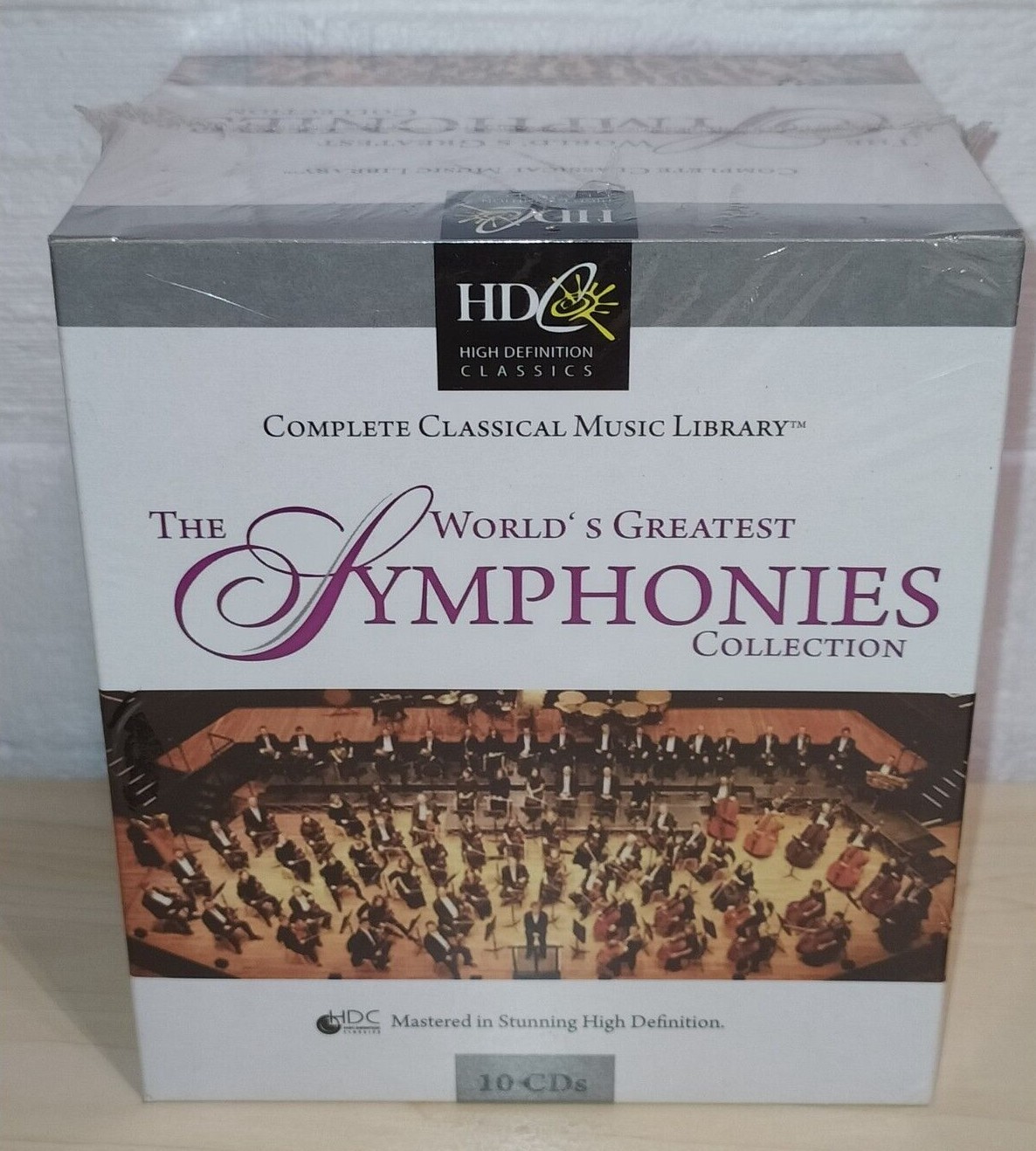 THE WORLD'S GREATEST SYMPHONIES – MOZART – HAYDN – BRAHMS – SCHUBERT – 10 CD