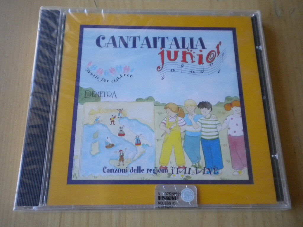 CantaItalia junior. Canzoni delle regioni italiane	CD	NUOVO	pop bambini Italia