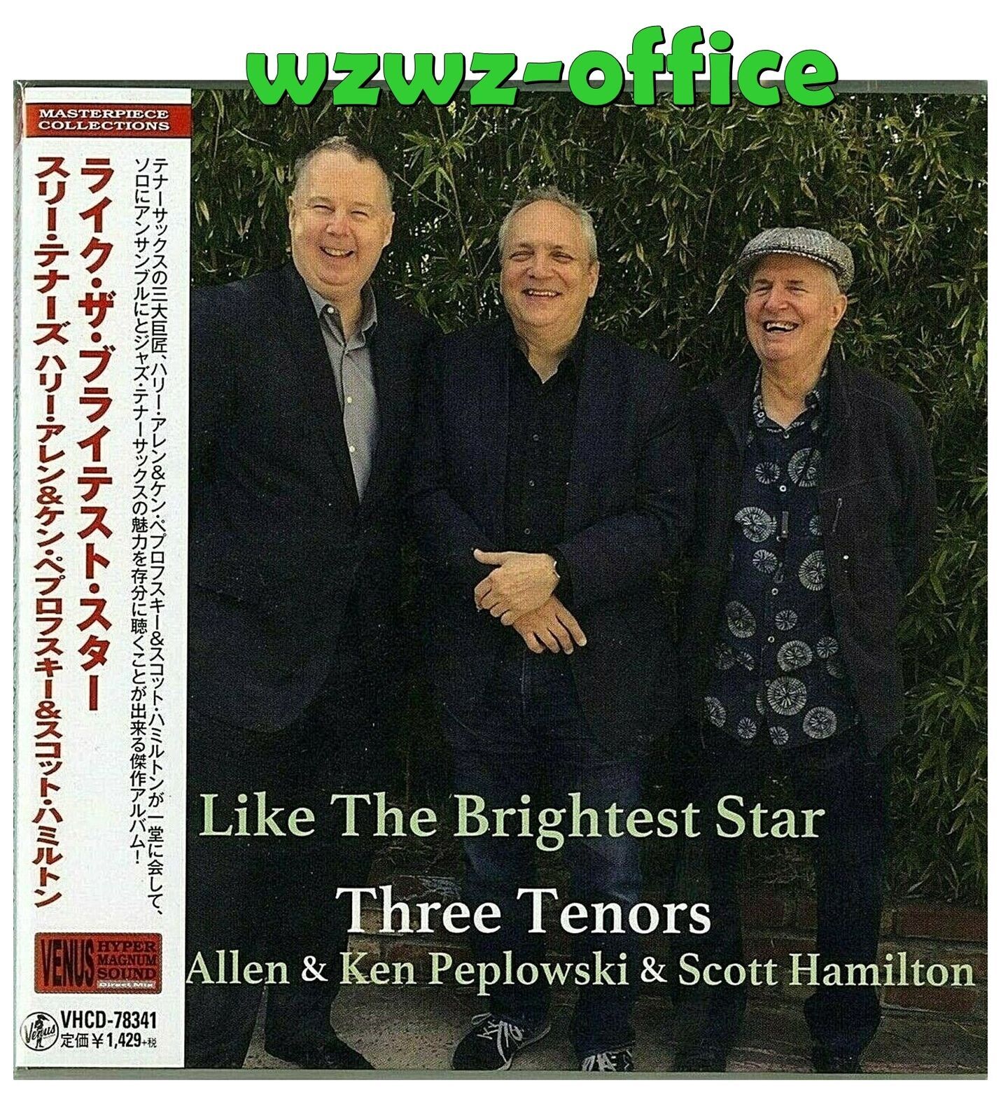 Three Tenors Jazz CD SIGILLATO "Like The Brightest Star" Custodia in carta...