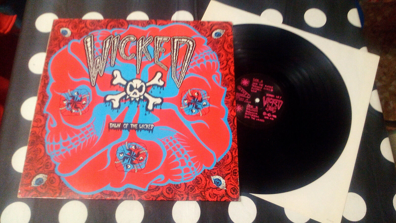 Wicked "Dawn Of The Wicked" Mini-Album, 45 RPM, 12" Switzerland 1988