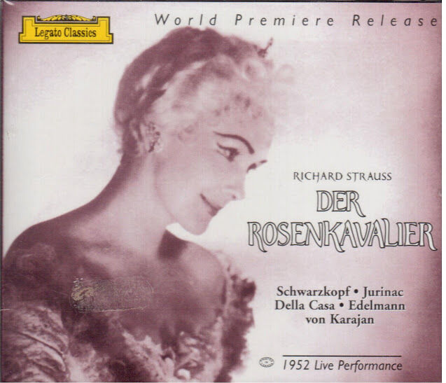 Strauss: Der Rosenkavalier (Il Cavaliere Della Rosa) / Karajan, Schwrzkopf  - CD