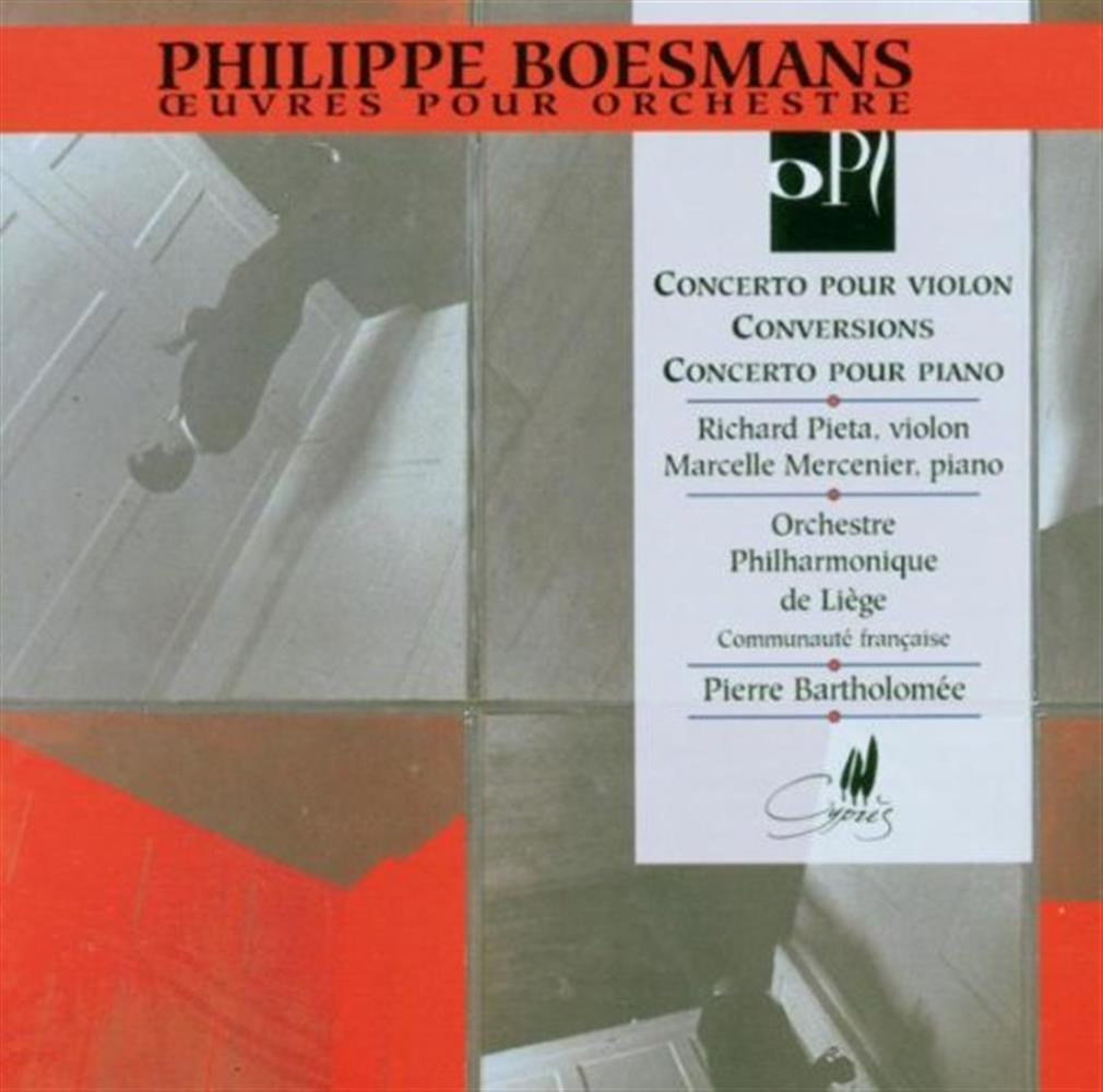 Violin Concerto/conversions - Philippe Boesmans (Audio CD)