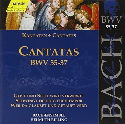Johann Sebastian Bach Bach: Cantatas: BWV35 - 37 (CD) Album