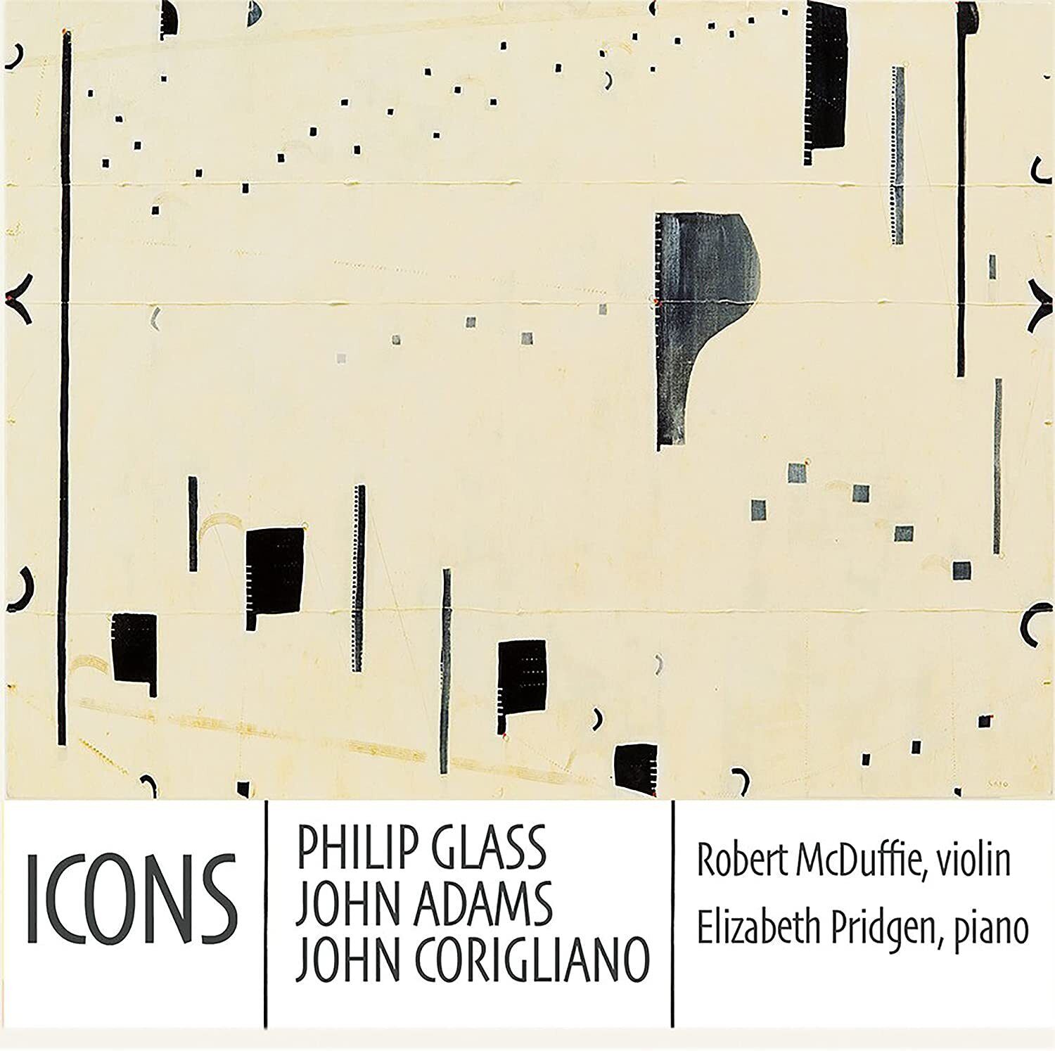 Philip Glass Philip Glass/John Adams/John Corigliano: Icons (CD) Album