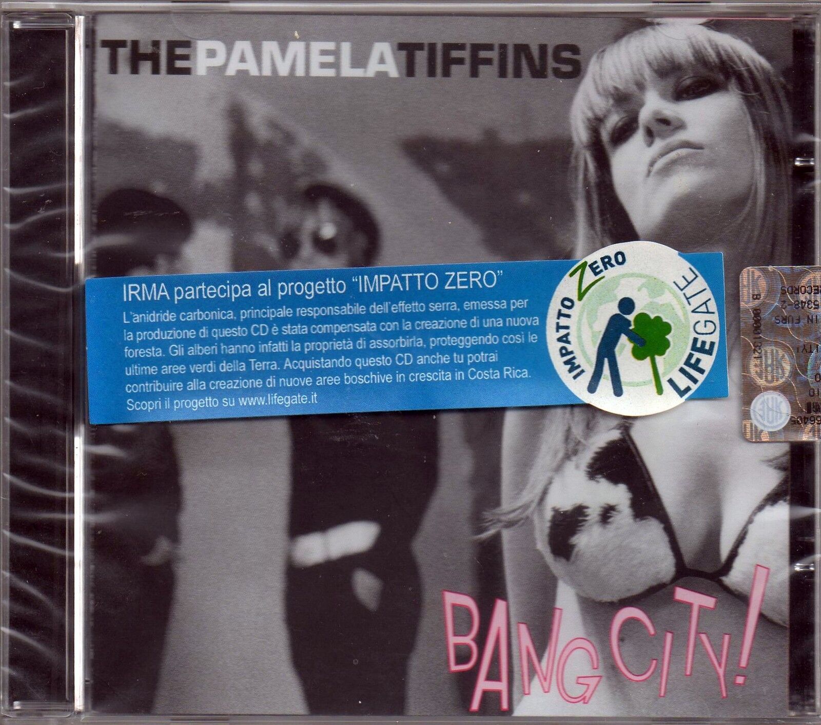 THE PAMELA TIFFINS - BANG CITY ! - ITALIAN GARAGE ROCK CD - NEW SEALED