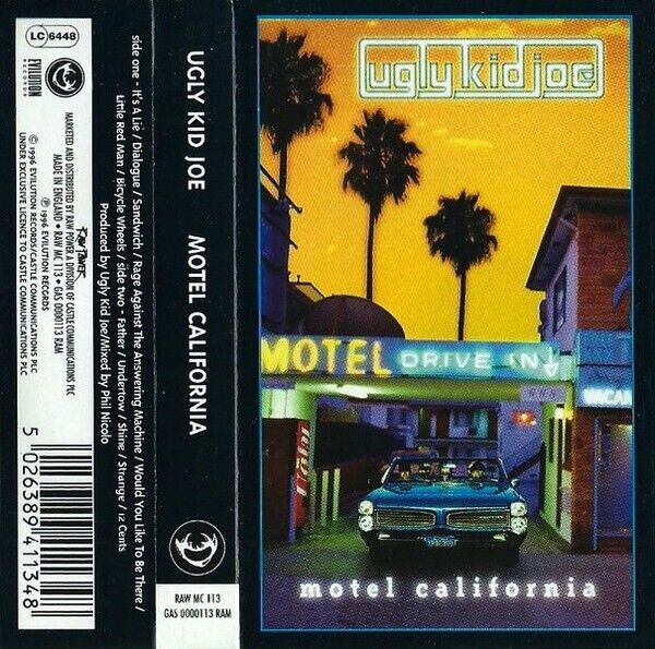 UGLY KID JOE Motel california - CASSETTE,MC,K7,SEALED SIGILLATA