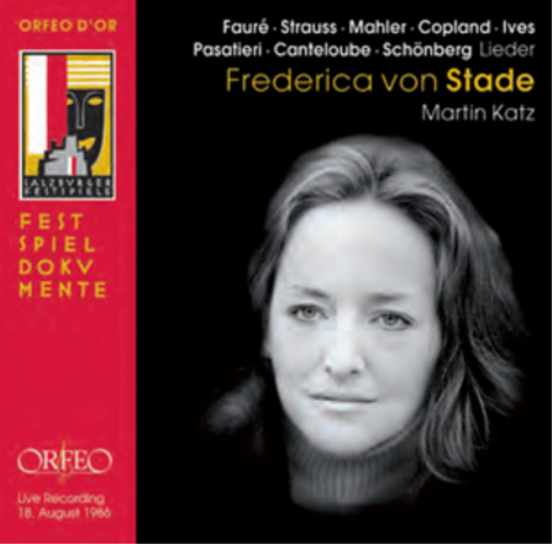 Frederica Von Sta Frederica Von Stade: Fauré/Strauss/Mahler/Copland/Ives/. (CD)