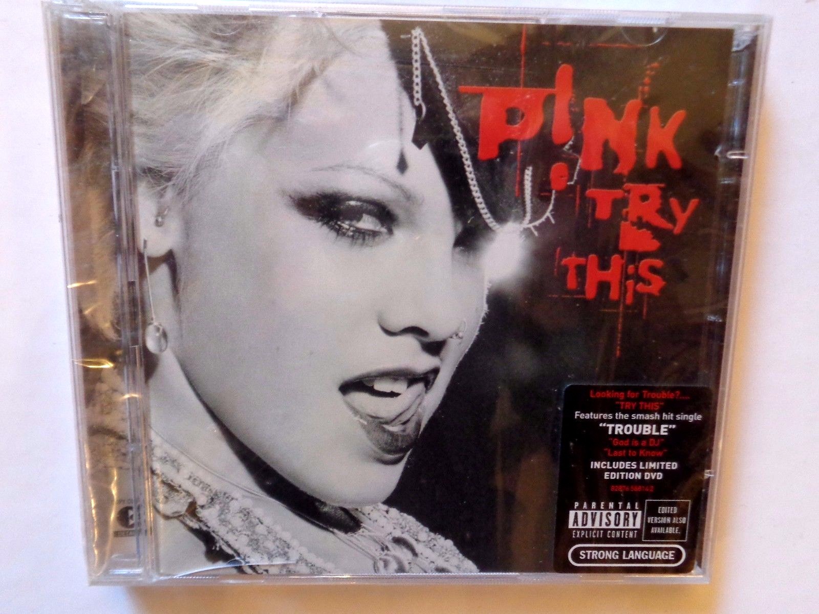 PINK  -  TRY THIS  -  CD+ DVD LIMITED EDITION  2003 NUOVO E SIGILLATO