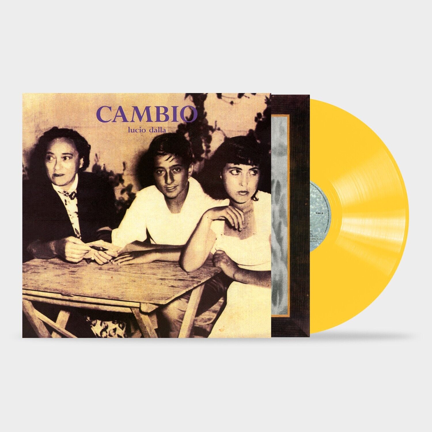LUCIO DALLA - CAMBIO 80° LUCIO - LP 180gr VINILE GIALLO NUOVO NUMERATO 500 COPIE