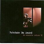 Fabrizio De Andre'  - De Andre' In Concerto Vol.ii - Cd