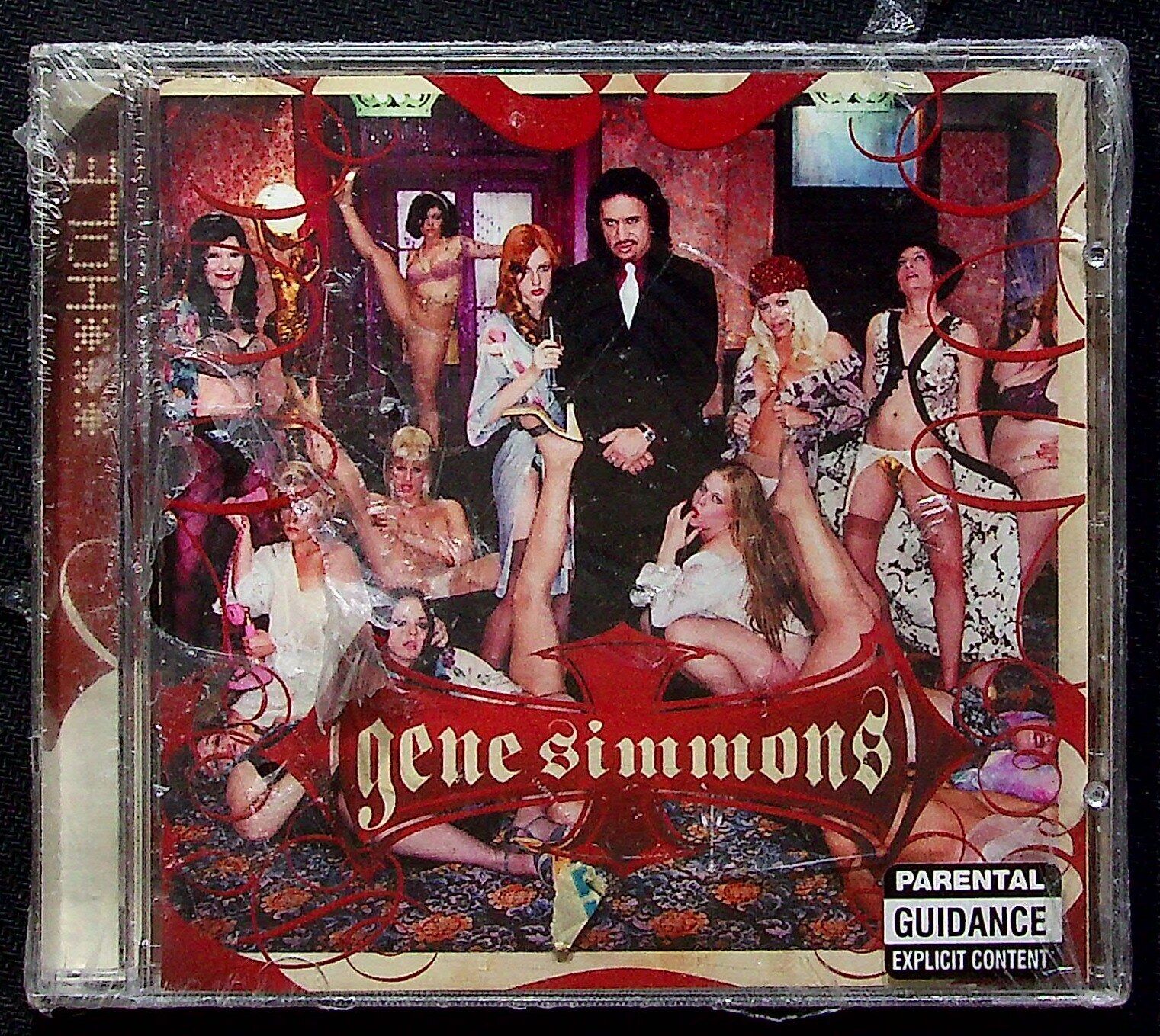 Kiss Gene Simmons hole Cd Sealed Light Broken Case