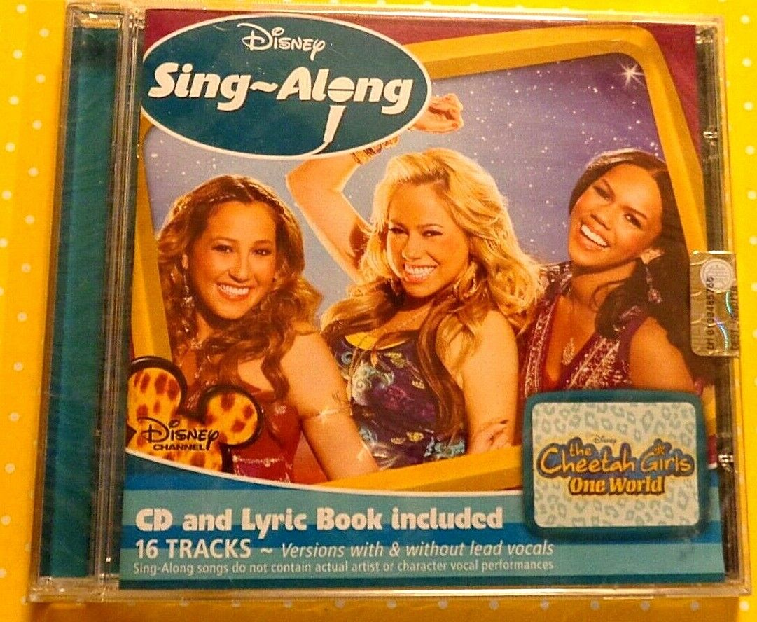DISNEY - SING-ALONG  - THE CHEETAH GIRLS - ONE WORLD - CD 2009 NUOVO E SIGILLATO
