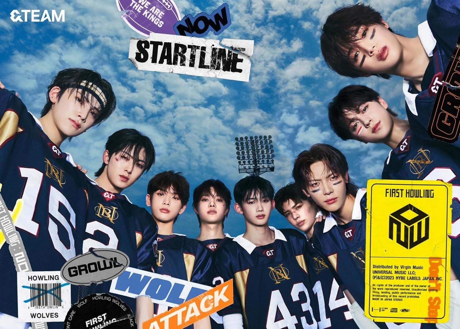 &TEAM First Howling : NOW [limited Edition B] (CD) with Book