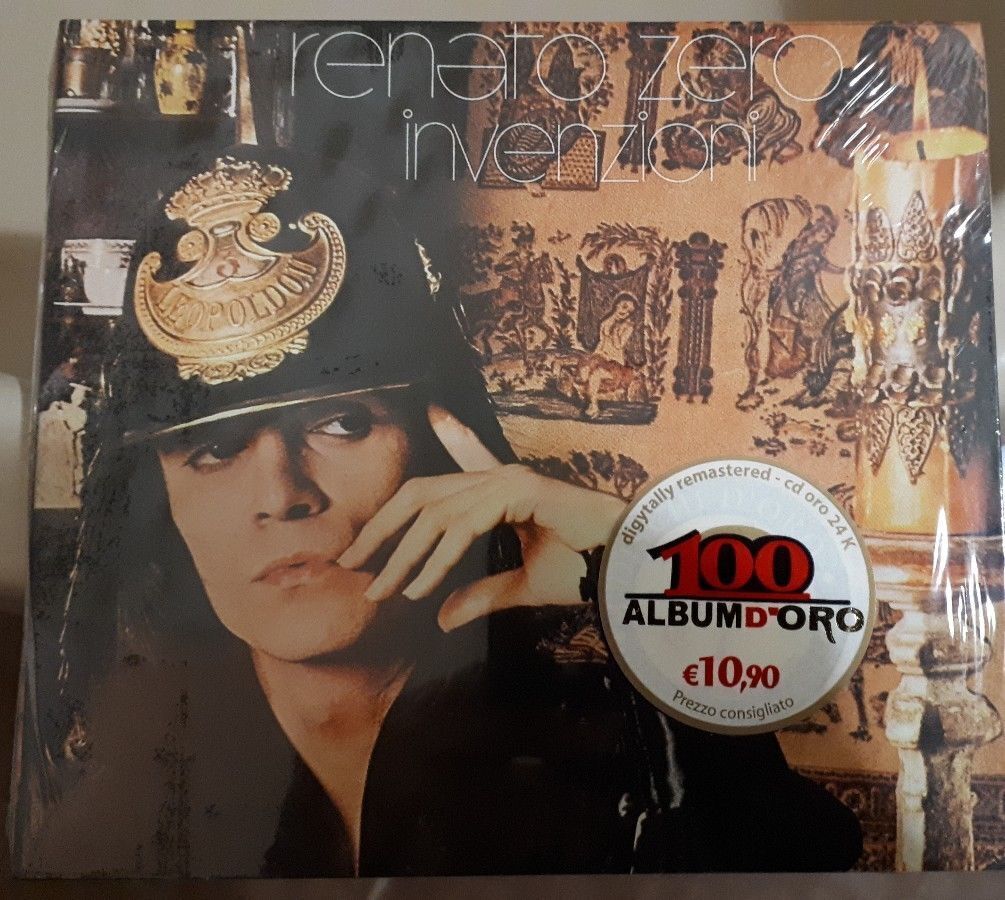 RENATO ZERO - INVENZIONI - CD DIGIPAK ORO 24 K SIGILLATO (SEALED)
