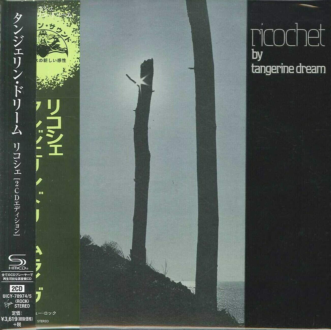 Tangerine Dream Richochet Giappone Solo 2 Mini LP Shm-Cd Bonus Pista UICY-78974