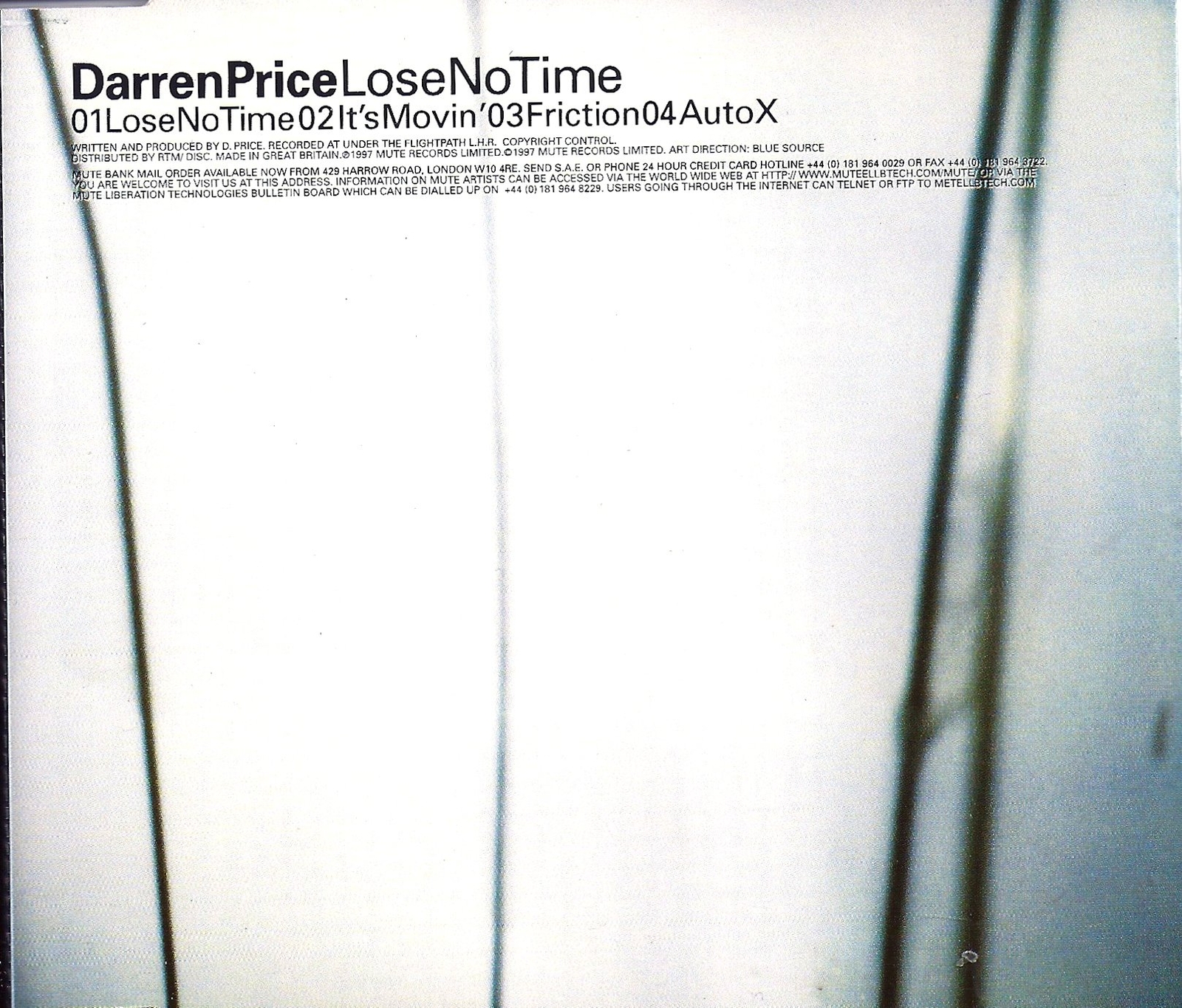 Darren Price Lose No Time (CD)