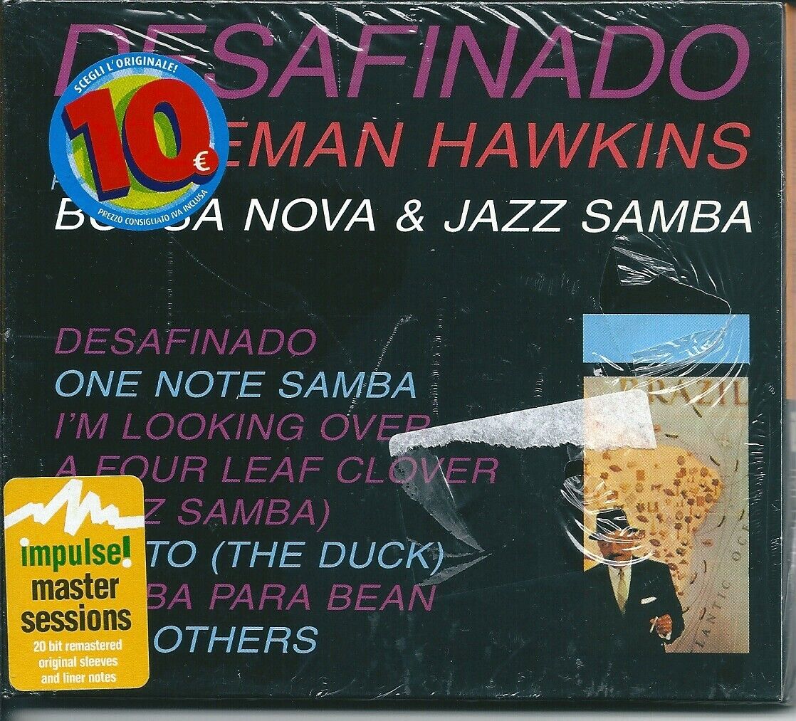 Coleman Hawkins. Desafinado (1997) CD NUOVO Samba Para Bean. One Note Samba ( Sa
