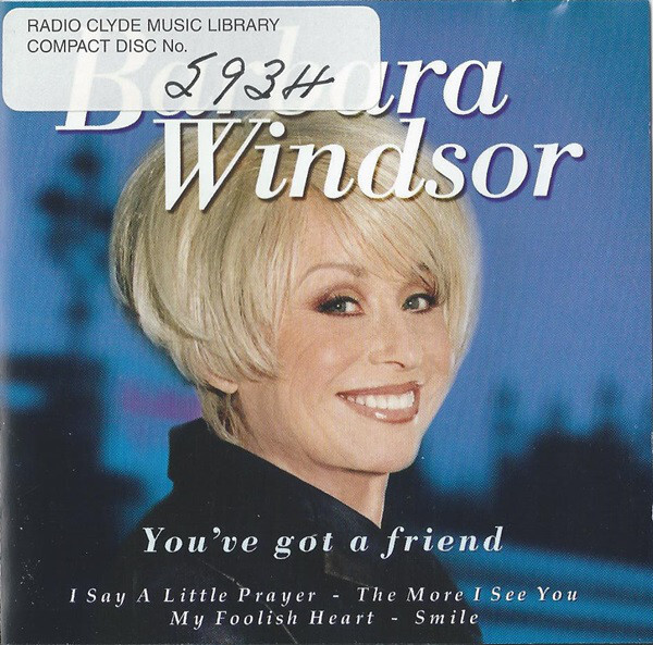 7024782 Audio Cd Barbara Windsor - You'Ve Got A Friend
