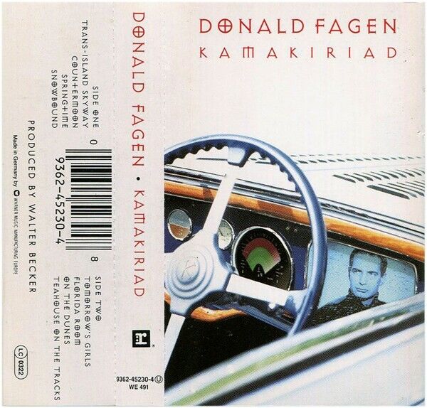 DONALD FAGEN - KAMAKIRIAD - Musicassetta Cassette Tape MC K7 - Sealed,Sigillata
