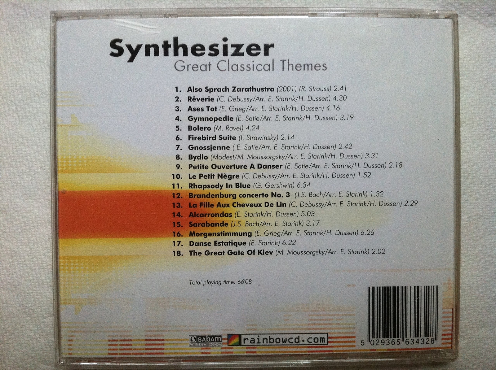 V/A - Synthesizer - Great Classical Themes CD NUOVO