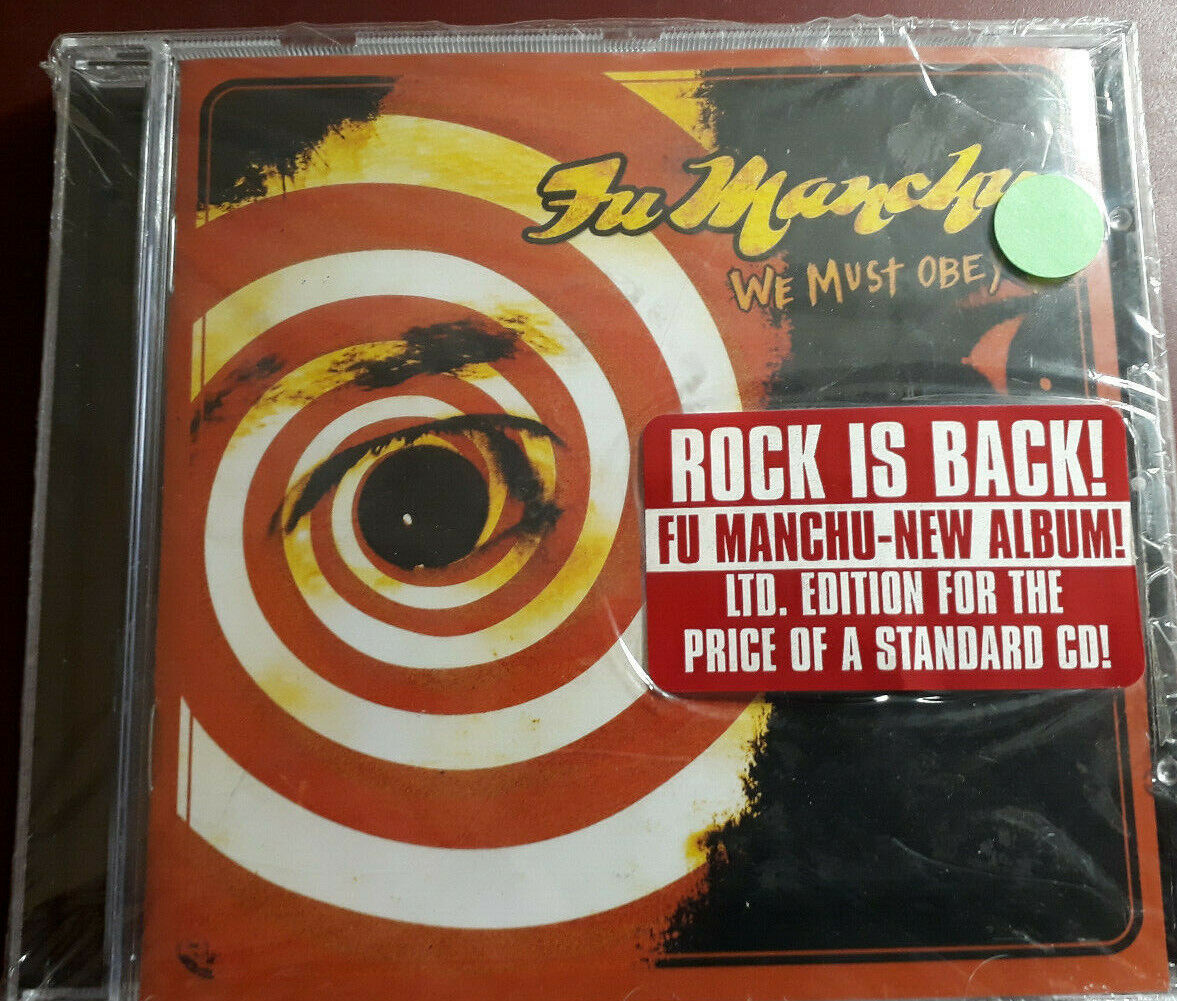 FU MANCHU- WE MUST OBEY+BONUS *CD BRAND NEW STILL SEALED* NUOVO SIGILLATO* RARE