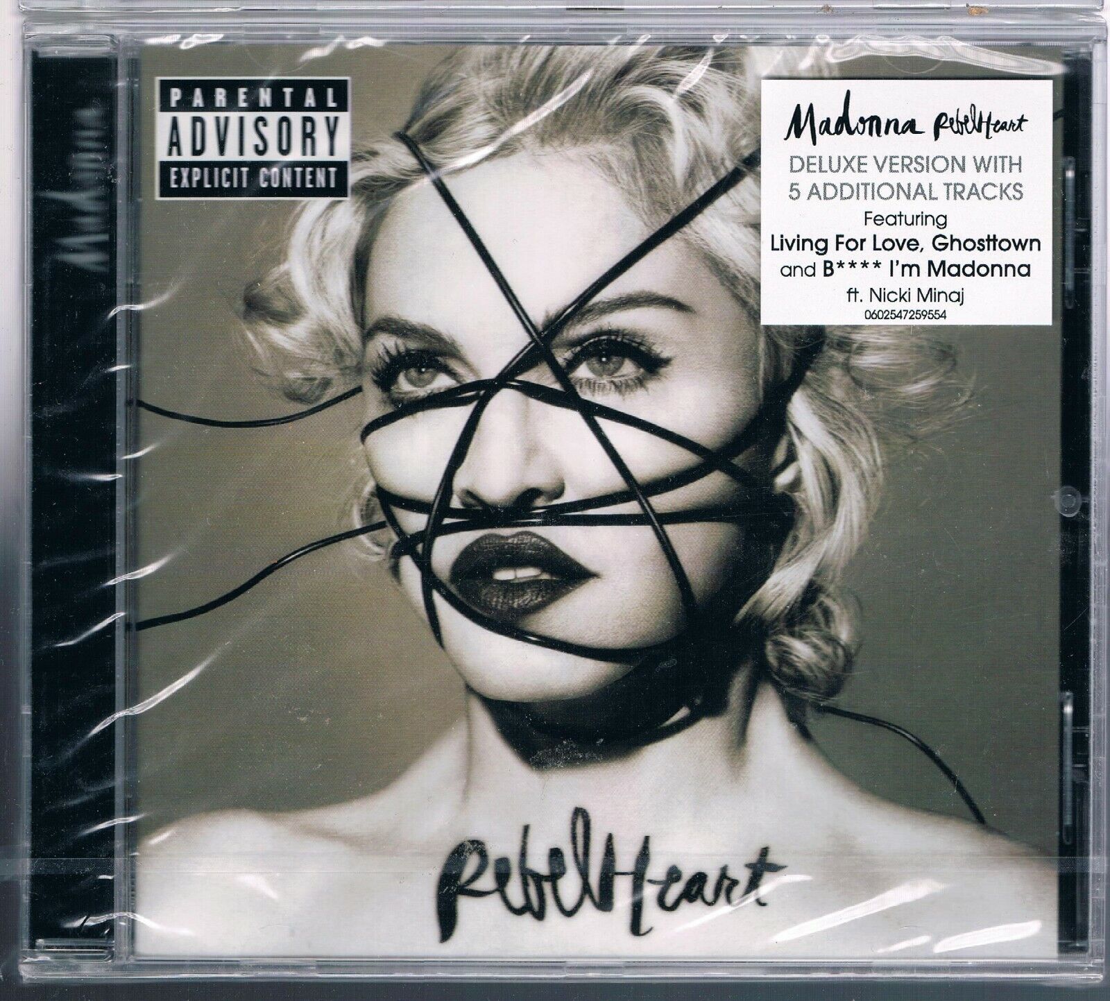 MADONNA REBEL HEART DELUXE VERSION CD SIGILLATO!!!