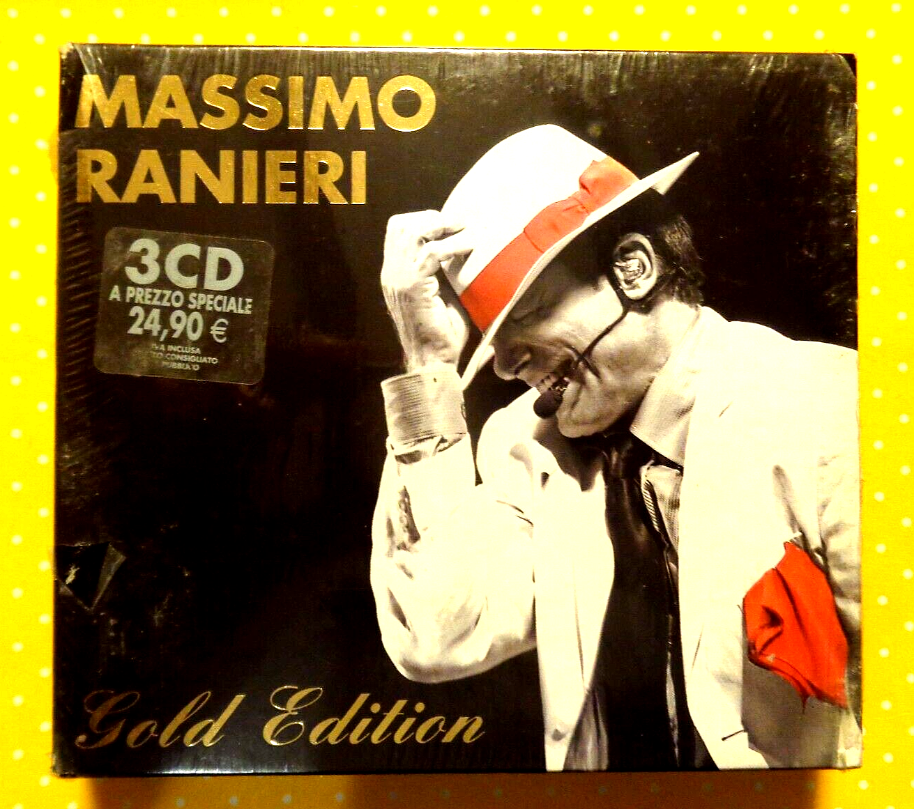MASSIMO RANIERI  -  GOLD EDITION  -  3 CD -  NUOVO E SIGILLATO