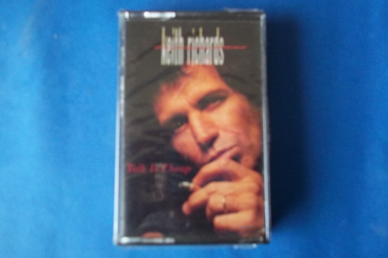 KEITH RICHARDS " TALK IS CHEAP " MC K7 TAPE 1988 VIRGIN DISCHI ITALY SEALED