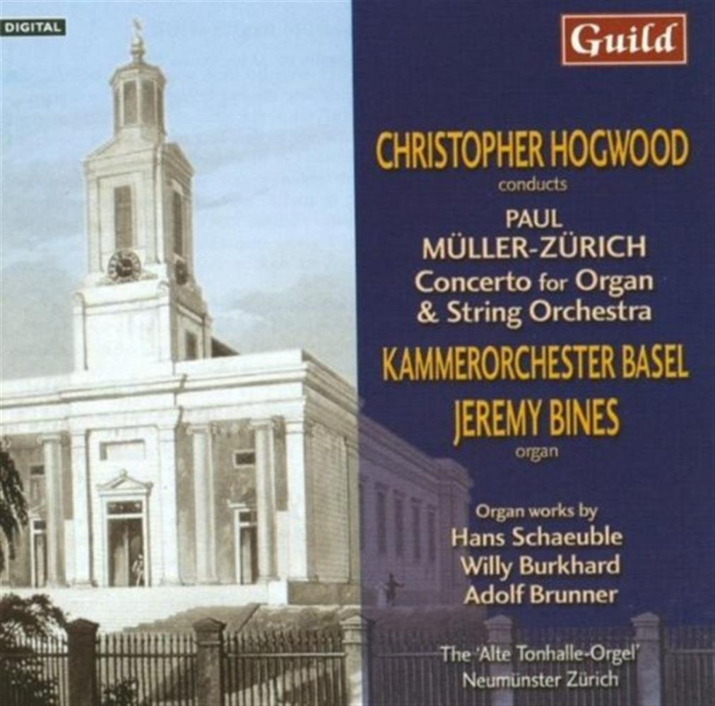 Concerto For Organ & String Orchestra - Paul Muller-Zurich (Audio Cd)