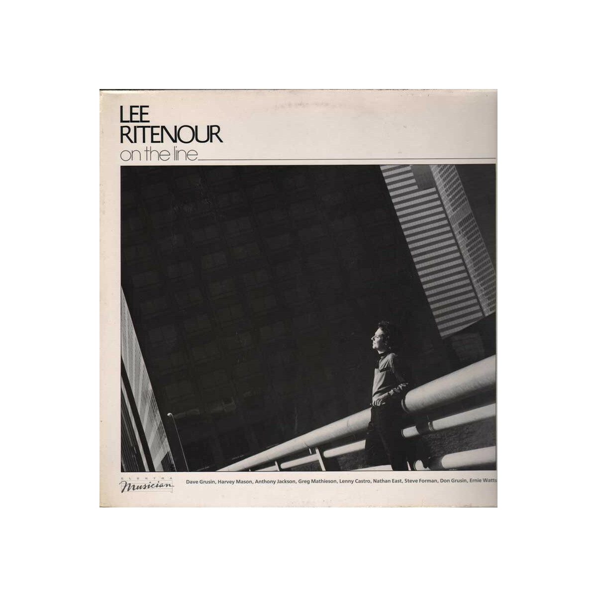 Lee Ritenour Lp Vinile On The Line / Elektra Musician 96-0310-1 Sigillato