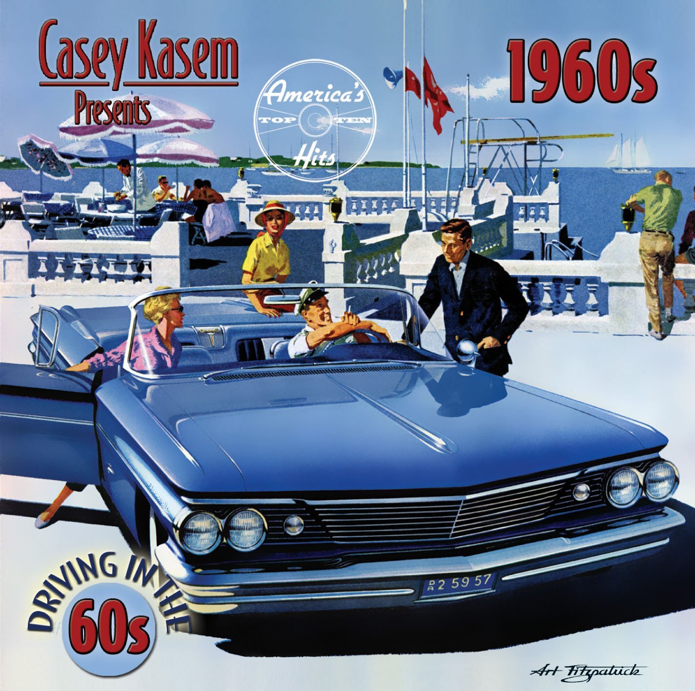 Various Artists: Casey  Casey Kasem Presents America's Top Ten Hits: Drivi (CD)