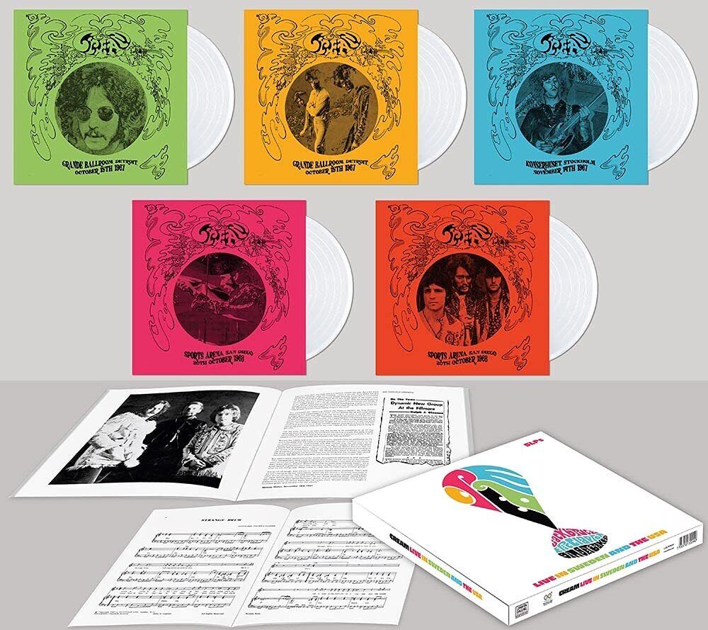 Vinile Cream - Live In Sweden And The Usa (White Vinyl, Limited) (5 Lp)