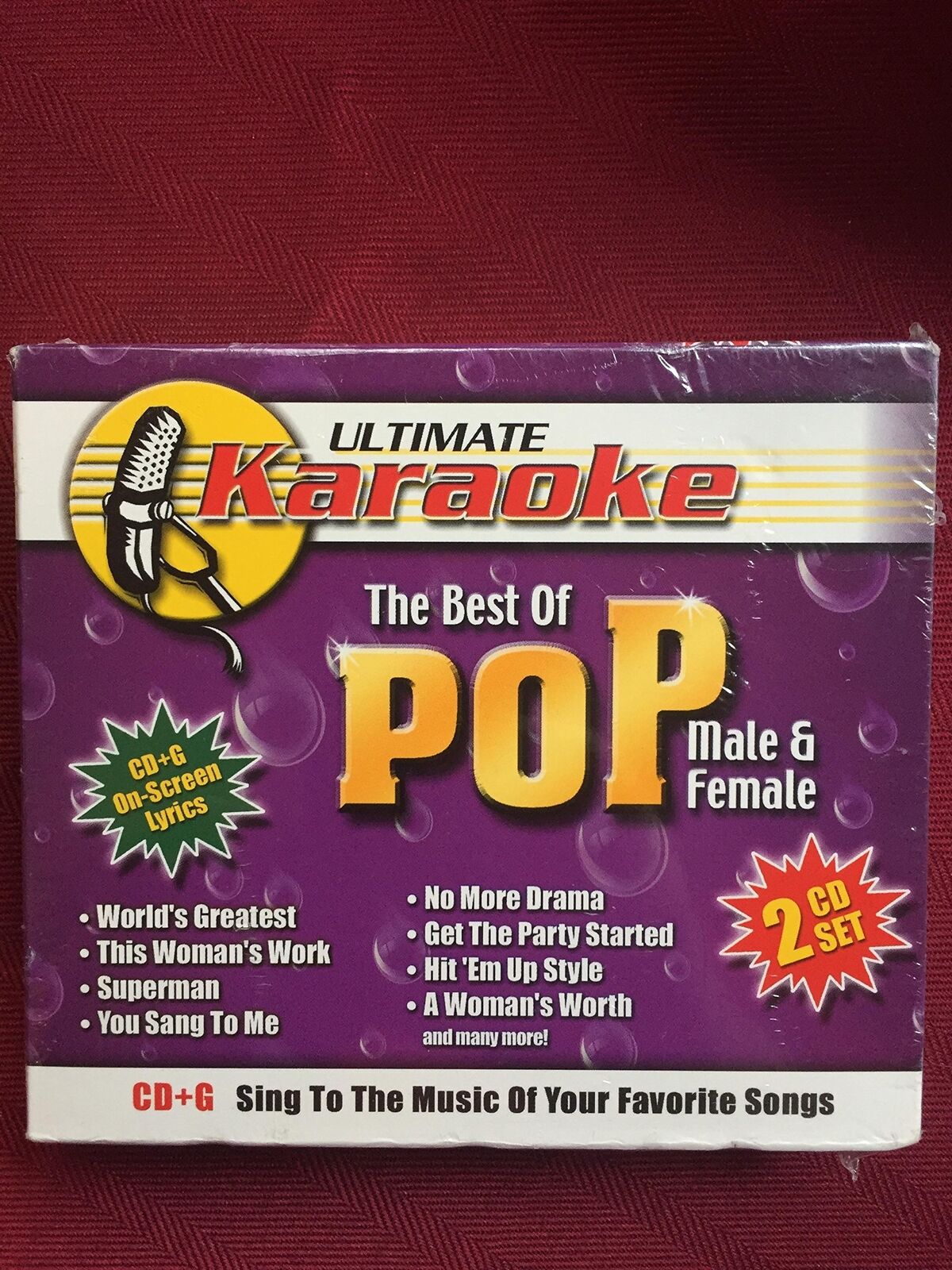 Various Artists `Best Of Pop Male & Female-No More Drama, Superman, Bye CD NUOVO