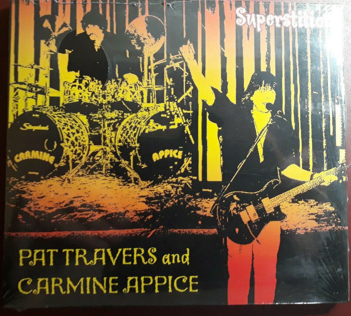 PAT TRAVERS/CARMINE APPICE- SUPERSTITION *CD BRAND NEW SEALED NUOVO SIGILLATO