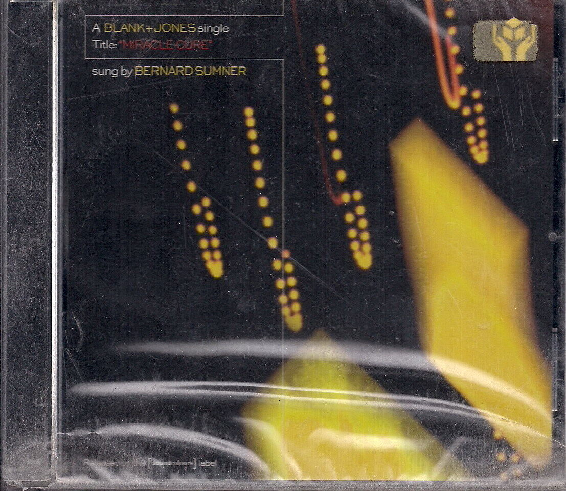 Blank+Jones - Sung By Bernard Sumner ‎– Miracle Cure -  Maxi CD