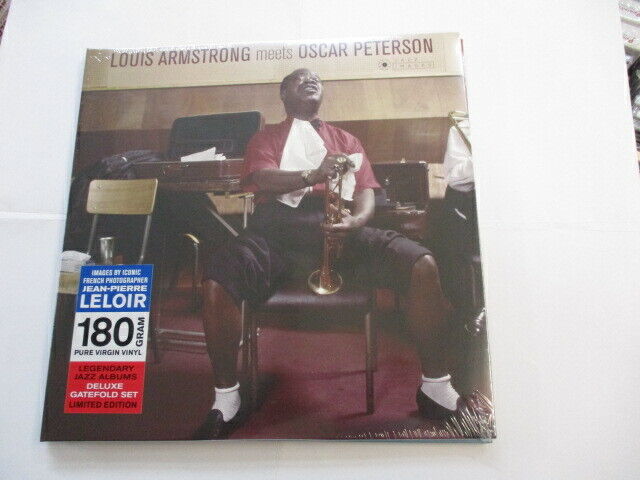 LOUIS ARMSTRONG - MEETS OSCAR PETERSON - LP REISSUE VINYL NEW SEALED 2016