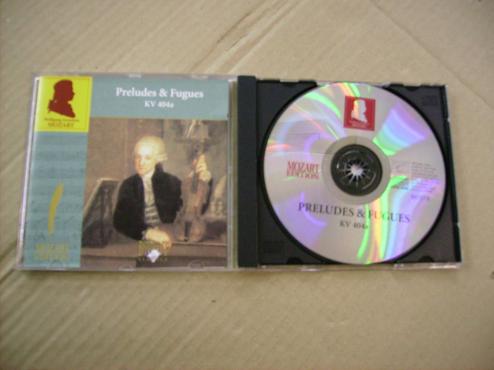 MOZART - PRELUDES & FUGUES KV 404A - CD NEW UNPLAYED 2002