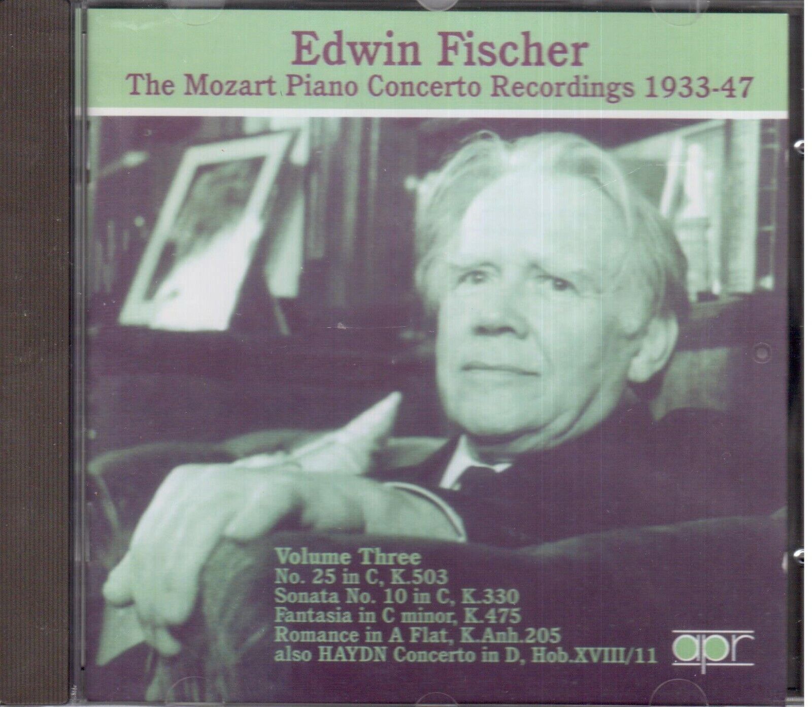 Edwin Fisher: The Mozart Piano Concerto Recordings Volume 3 - 1933-47 - CD