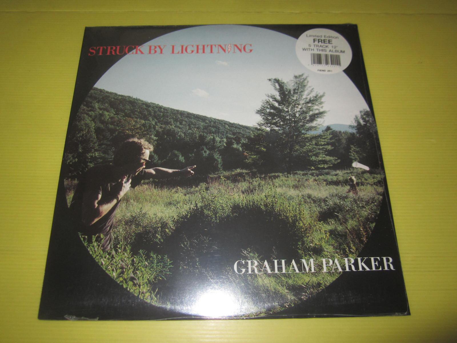 GRAHAM PARKER - STRUCK BY LIGHTNING LP+12"-DEMON FIEND 201 SEALED 1ST. 1991 UK