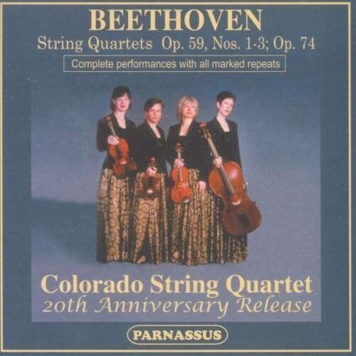 Ludwig van Beethoven Beethoven: String Quartets, Op. 59, Nos. 1-3, Op. 74 (CD)