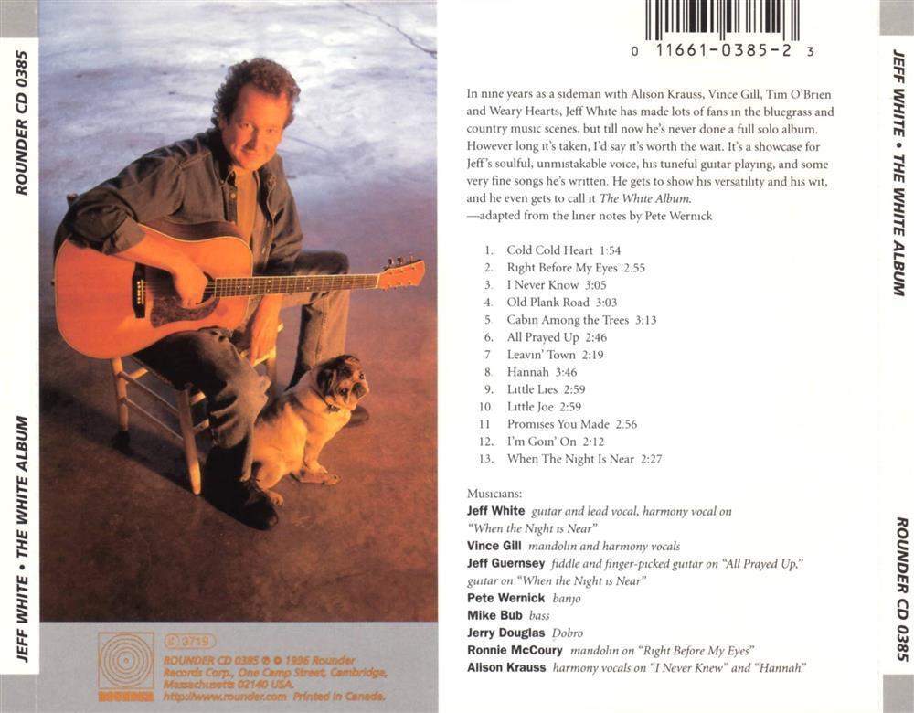 The White Album - Jeff White (Audio cd)