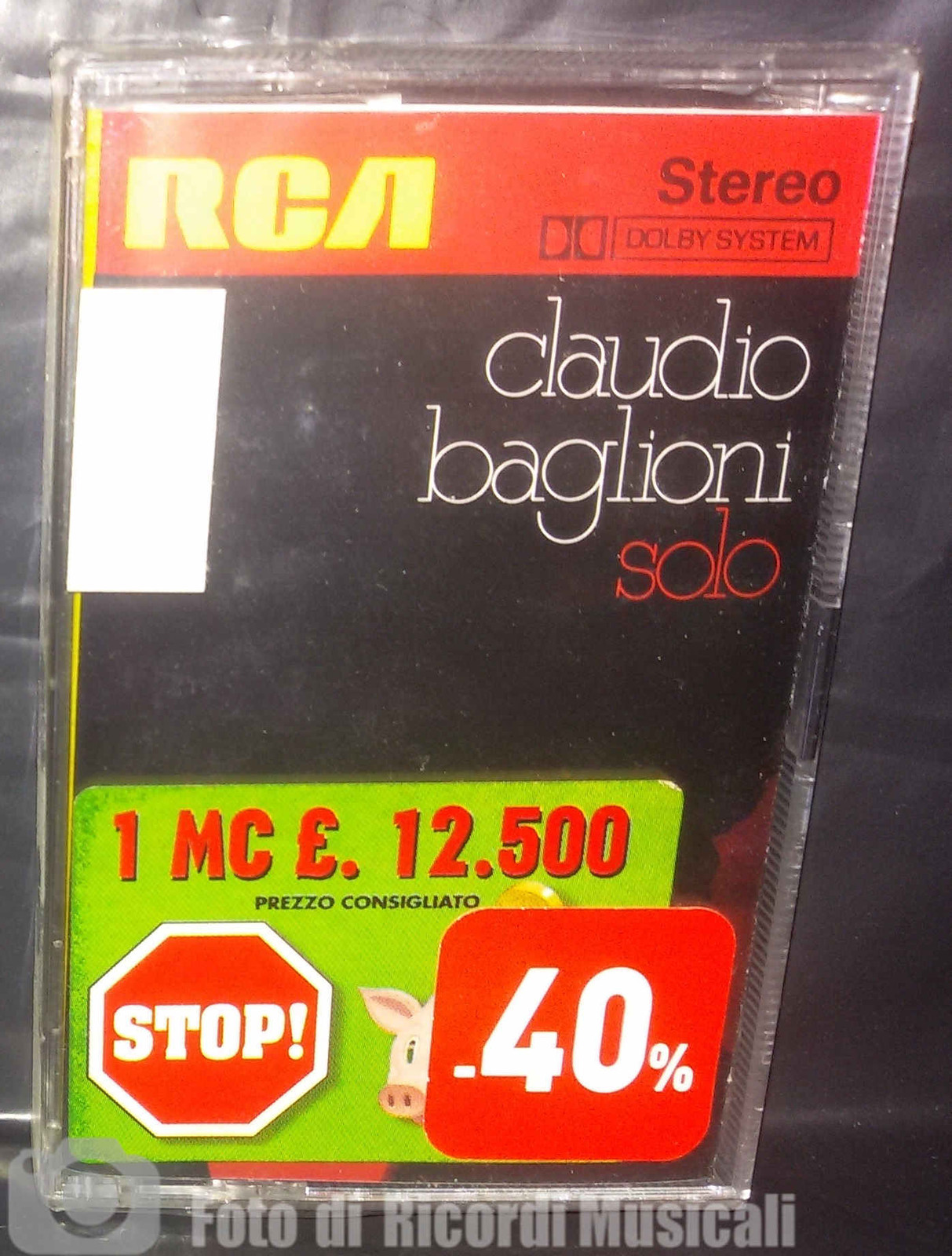 MC CLAUDIO BAGLIONI - SOLO (SIGILLATA)