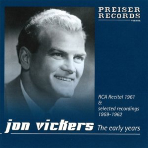 Jon Vickers Jon Vickers: The Early Years (CD) Album