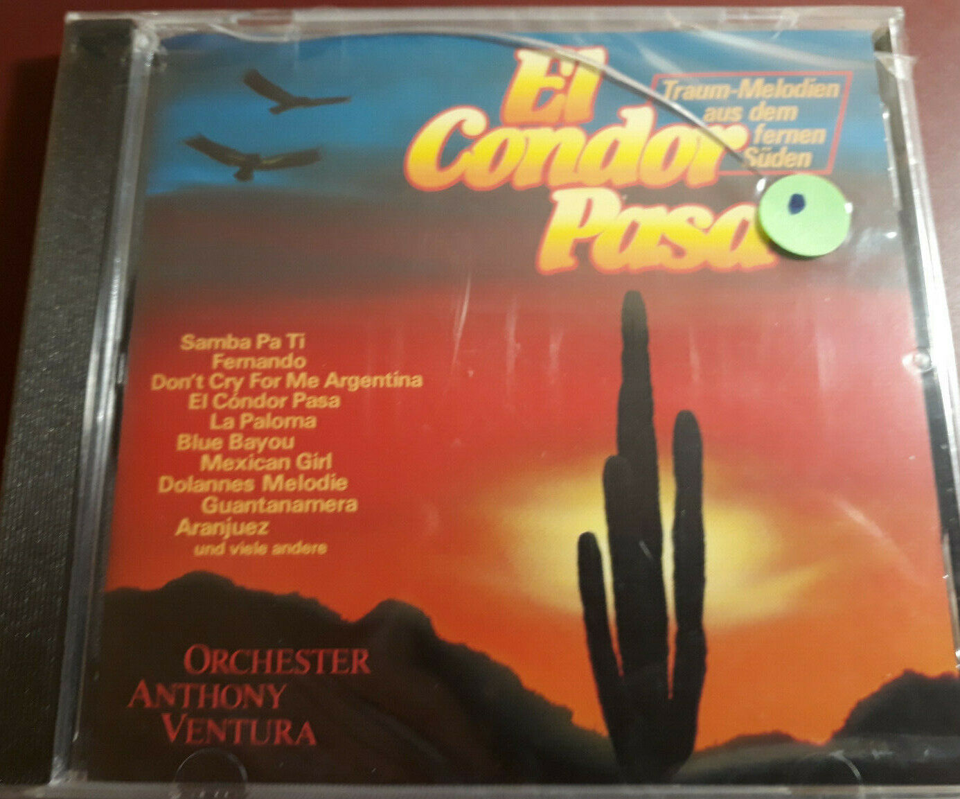 ANTHONY VENTURA-EL CONDOR PASA * CD BRAND NEW STILL SEALED NUOVO SIGILLATO RARE
