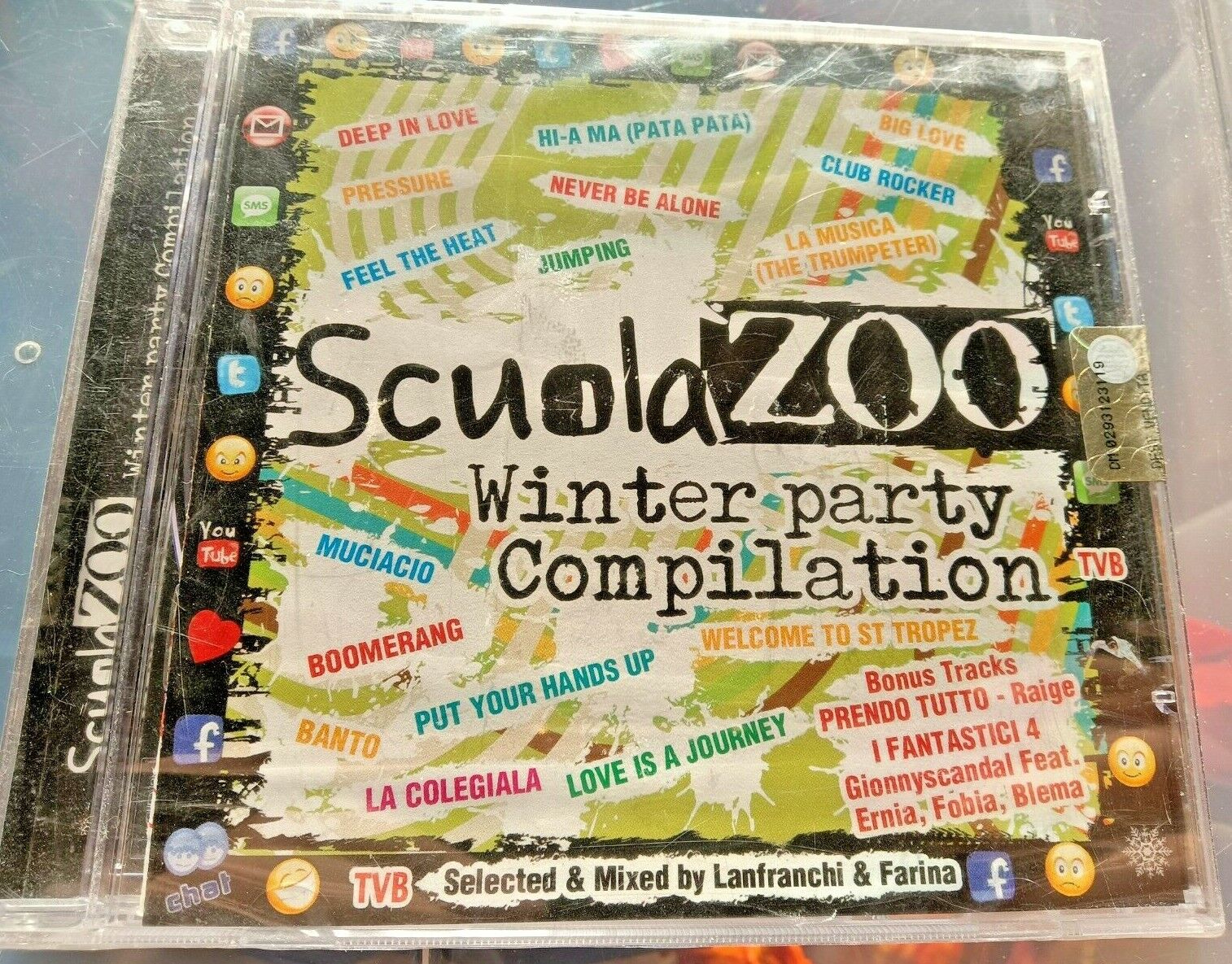 SCUOLA ZOO WINTER PARTY COMPILATION CD M NEW NO FESTIVAL BAR ONE SHOT MIX DEEJAY