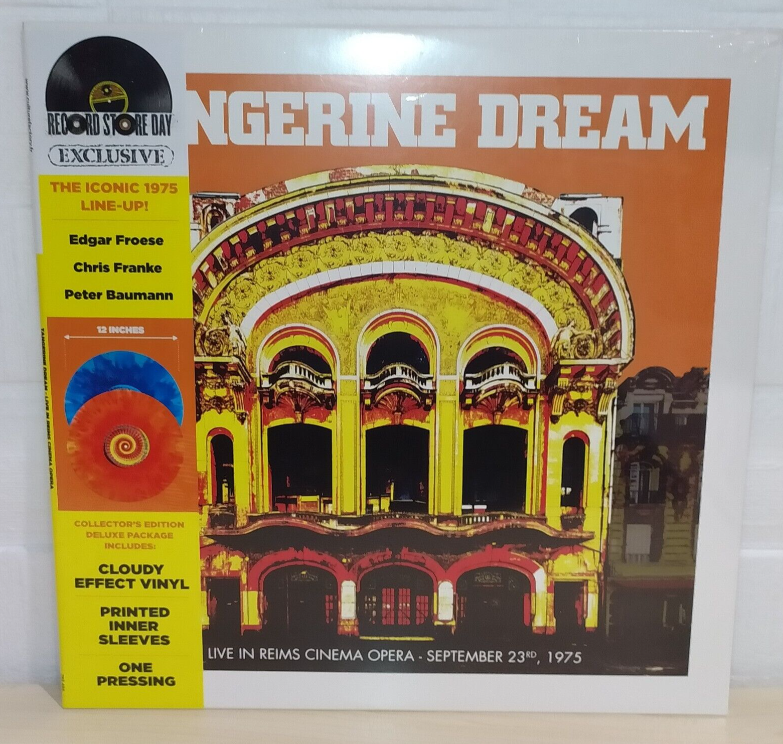 TANGERINE DREAM - LIVE AT REIMS CINEMA OPERA 1975 – COLOURED – RSD 2022 – 2 LP