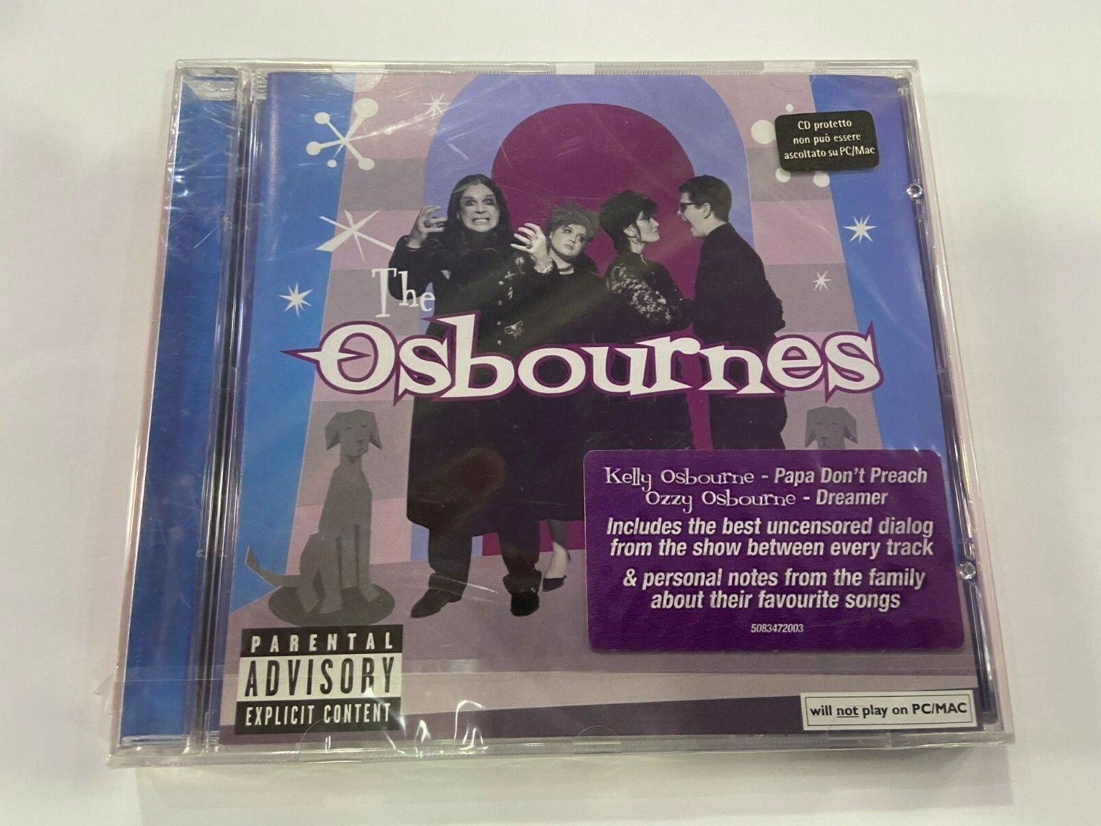 CD THE OSBOURNES FAMILY ALBUM SOUNDTRAX NUOVO SIGILLATO SPEDIZIONE RACCOMANDATA