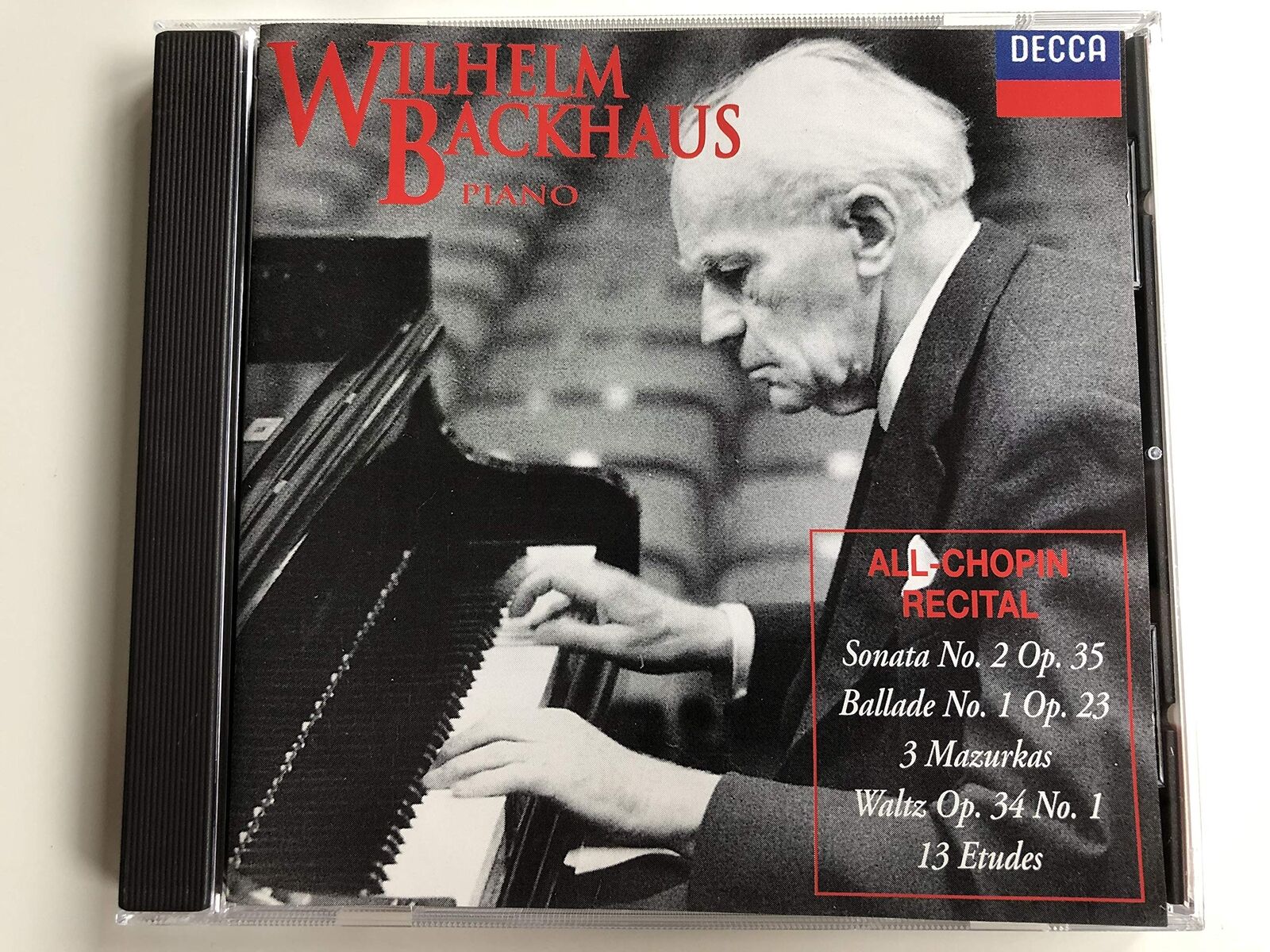 Wilhelm Backhaus Wilhelm Backhaus ‎– Piano (CD)